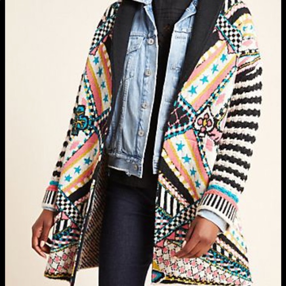 Anthropologie Sweaters - Aldomartins Anthropologie Josefana Sweater Coat XS